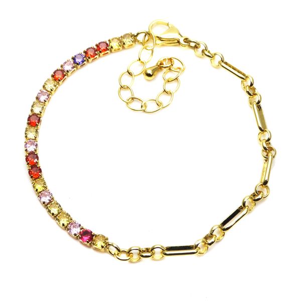 personality light luxury bracelet ladies ins fashion splicing round zircon bracelet ladies attend banquet gifts, Golden;silver
personality light luxury bracelet ladies ins fashion splicing round zircon bracelet ladies attend banquet gifts, Golden;silver