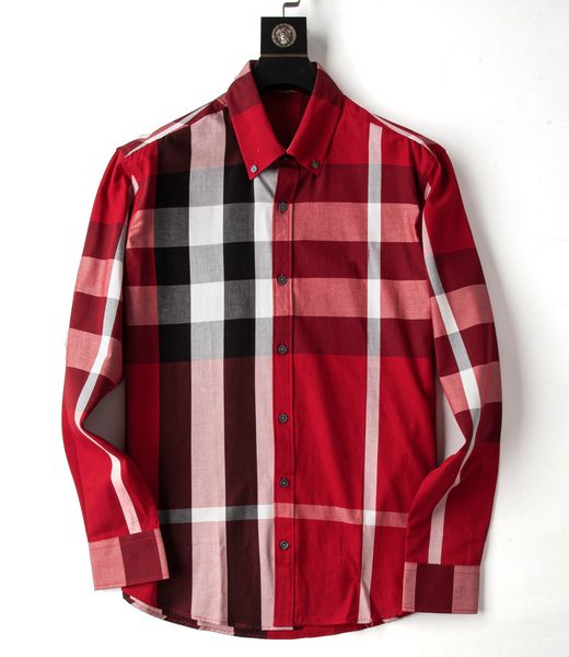 2023 designer men's casual plaid shirt luxury style stitching colorful classic business t-shirt button lapel slim fit quality shirt sum, White;black
2023 designer men's casual plaid shirt luxury style stitching colorful classic business t-shirt button lapel slim fit quality shirt sum, White;black