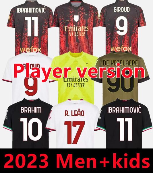 2023 ibrahimovic koche fourth soccer jerseys ac brahim legends 2023 2024 giroud tonali theo r.leao romagnoli s.castillejo kessie saelemaeker, Black;yellow
2023 ibrahimovic koche fourth soccer jerseys ac brahim legends 2023 2024 giroud tonali theo r.leao romagnoli s.castillejo kessie saelemaeker, Black;yellow