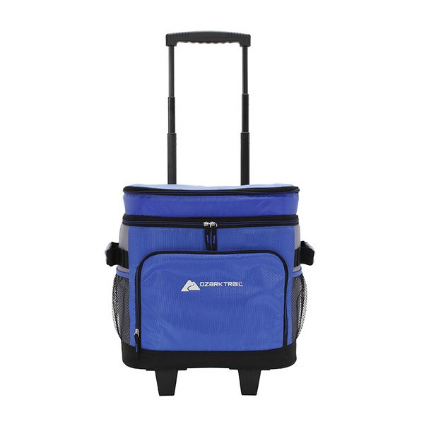 ozark trail rolling 42 can soft sided cooler blue compass 
ozark trail rolling 42 can soft sided cooler blue compass