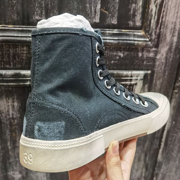 dress shoes retro casual designer canvas men women distressed sneakers lace flat platform brand male female footwear 230225, Black
dress shoes retro casual designer canvas men women distressed sneakers lace flat platform brand male female footwear 230225, Black