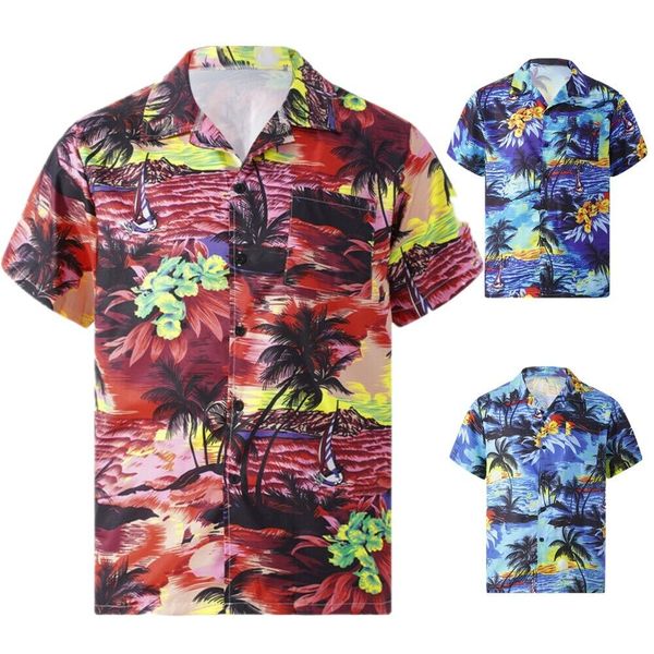 mens hawaiian shirt casual button down short sleeve aloha tropical beach summer, White;black
mens hawaiian shirt casual button down short sleeve aloha tropical beach summer, White;black