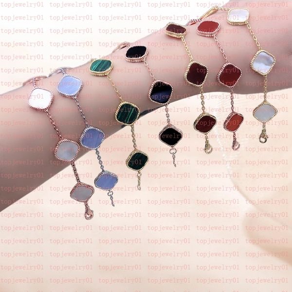 fashion classic lucky clover black onyx chain 18k white gold designer bracelets plated ladies and girls valentine's day mother's d
fashion classic lucky clover black onyx chain 18k white gold designer bracelets plated ladies and girls valentine's day mother's d