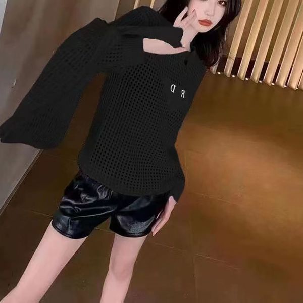 designer womens knits polo women swear with hollow white front letter embroidery loose comfortable personality trend classic knit cardigan s
designer womens knits polo women swear with hollow white front letter embroidery loose comfortable personality trend classic knit cardigan s