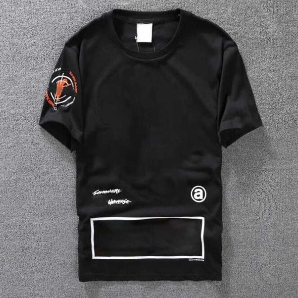 casual t shirt mens clothing summer designer shirt black white orange cotton blend crew neck short sleeve tee cartoon print top, White;black
casual t shirt mens clothing summer designer shirt black white orange cotton blend crew neck short sleeve tee cartoon print top, White;black