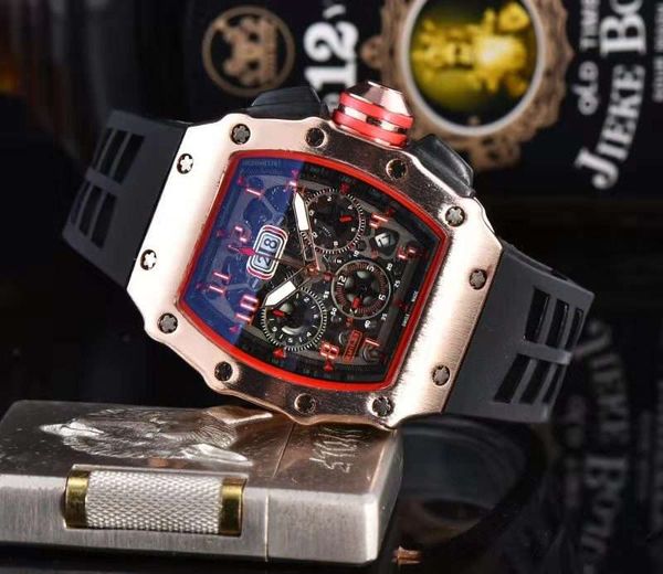 wholesale mens fashion wacth stainless steel all dial work chronograph designer quartz movement sport clock watches, Slivery;brown
wholesale mens fashion wacth stainless steel all dial work chronograph designer quartz movement sport clock watches, Slivery;brown