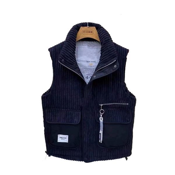 men s vests m 4xl mens coats autumn winter male waistcoats jacket stand collar zipper striped pocket outerwear clothes h70 230225, Black;white
men s vests m 4xl mens coats autumn winter male waistcoats jacket stand collar zipper striped pocket outerwear clothes h70 230225, Black;white