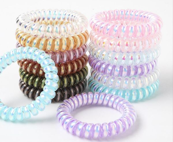 12 colors telephone wire cord gum hair tie 5.5cm girls elastic hair band ring rope bling colorful bracelet stretchy scrunchy, Slivery;white
12 colors telephone wire cord gum hair tie 5.5cm girls elastic hair band ring rope bling colorful bracelet stretchy scrunchy, Slivery;white