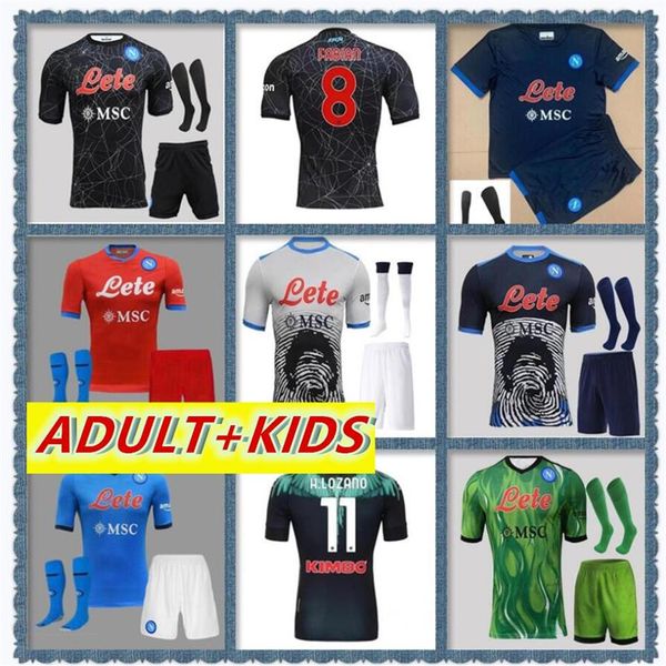 men kids kit 21 22 napoli halloween soccer jerseys 2022 special limited edition naples osimhen koulibaly lozano nsigne maradona me265k, Black;yellow
men kids kit 21 22 napoli halloween soccer jerseys 2022 special limited edition naples osimhen koulibaly lozano nsigne maradona me265k, Black;yellow