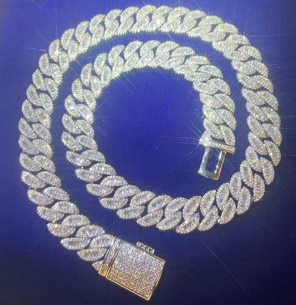 15mm rapper necklaces 925 sterling silver d/vvs moissanite diamond cuban link chain hip hop necklace
15mm rapper necklaces 925 sterling silver d/vvs moissanite diamond cuban link chain hip hop necklace