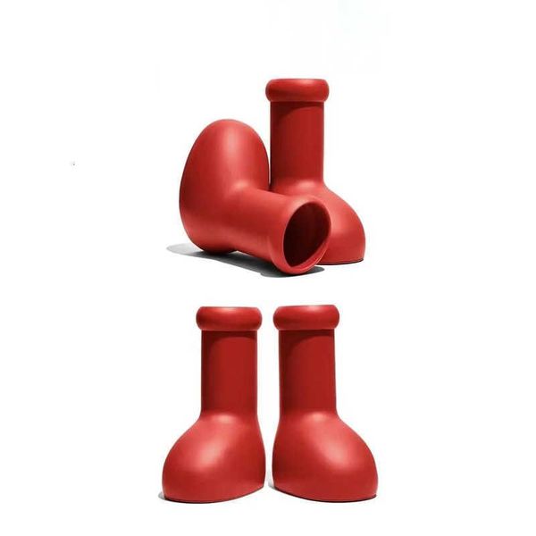 2023 mschf men women rain boots designers big red boot thick bottom non-slip booties rubber platform bootie fashion astro boy size 35-46 cmn, Black
2023 mschf men women rain boots designers big red boot thick bottom non-slip booties rubber platform bootie fashion astro boy size 35-46 cmn, Black