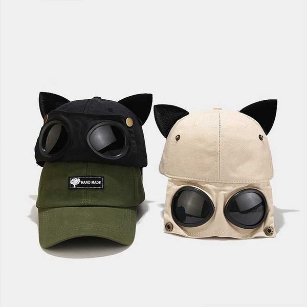 ball caps 2022 new baseball cap cute with cat ears pilot glasses man beanie spring and autumn sunglasses women hat student outdoor aldultj23, Blue;gray
ball caps 2022 new baseball cap cute with cat ears pilot glasses man beanie spring and autumn sunglasses women hat student outdoor aldultj23, Blue;gray