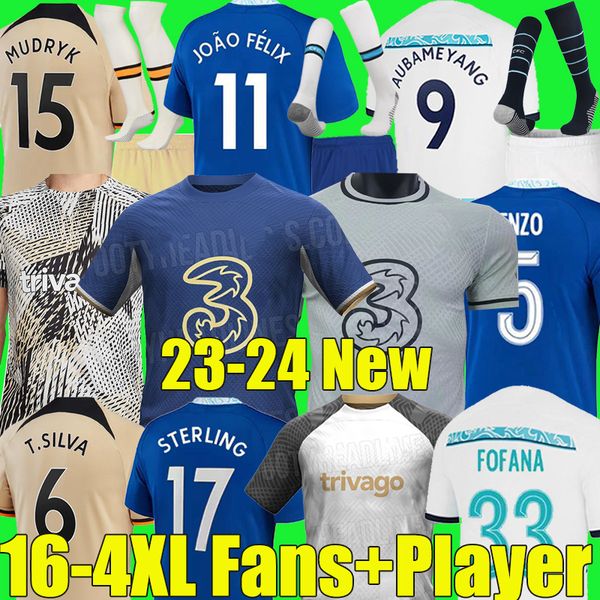 4xl 22/23/24 cfc auba soccer jerseys enzo fernandez mudryk joao felix sterling fofana cucurella koulibaly pulisic mount kante football shirt, Black;yellow
4xl 22/23/24 cfc auba soccer jerseys enzo fernandez mudryk joao felix sterling fofana cucurella koulibaly pulisic mount kante football shirt, Black;yellow