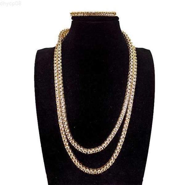ale fashion 5mm white round corundum copper-plated 18k gold plated tennis chain man 's necklace, Silver
ale fashion 5mm white round corundum copper-plated 18k gold plated tennis chain man 's necklace, Silver