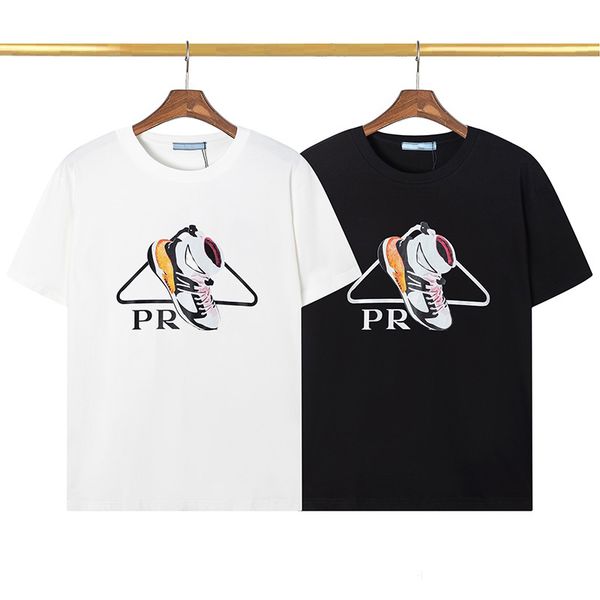 men's t-shirt fashion designer mens t shirt womens letter print short sleeve round neck cotton tees polo short sleeve, White;black
men's t-shirt fashion designer mens t shirt womens letter print short sleeve round neck cotton tees polo short sleeve, White;black