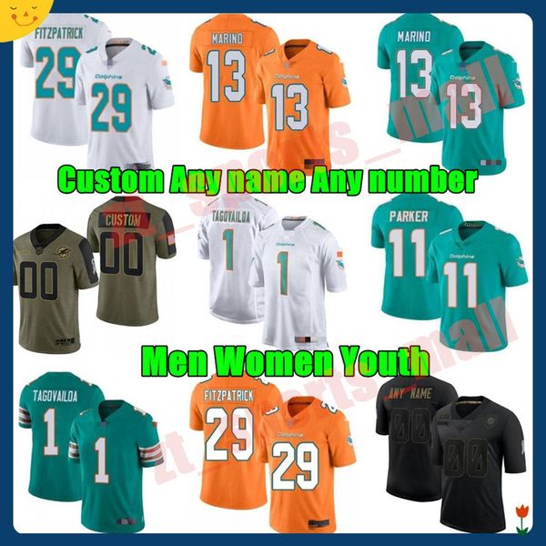 men women youth football jerseys 13 dan marino 29 minkah fitzpatrick 11 devante parker 17 jaylen waddle 1 tua tagovailoa3150, Black;red
men women youth football jerseys 13 dan marino 29 minkah fitzpatrick 11 devante parker 17 jaylen waddle 1 tua tagovailoa3150, Black;red