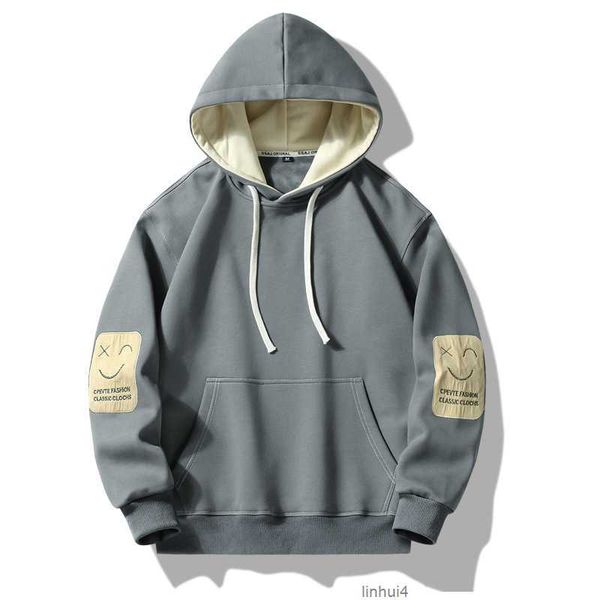 men's casual fashion trend smiling face hooded spring and autumn youth long-sleeved bottom shirt 9e5v, Black
men's casual fashion trend smiling face hooded spring and autumn youth long-sleeved bottom shirt 9e5v, Black