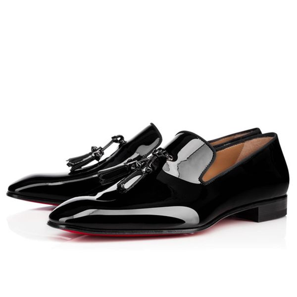 luxury men's dress shoes loafers sneakers suede patent leather rivet slippery men's business party sneakers wedding plate shoes, Black
luxury men's dress shoes loafers sneakers suede patent leather rivet slippery men's business party sneakers wedding plate shoes, Black