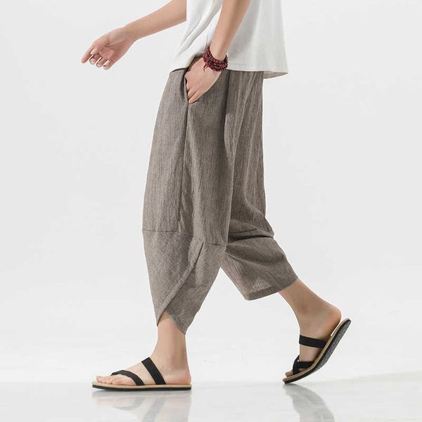 men's pants 2023 summer harajuku calf length casual men's pants wide leg cotton linen harem baggy pants fashion men's clothin, Black
men's pants 2023 summer harajuku calf length casual men's pants wide leg cotton linen harem baggy pants fashion men's clothin, Black