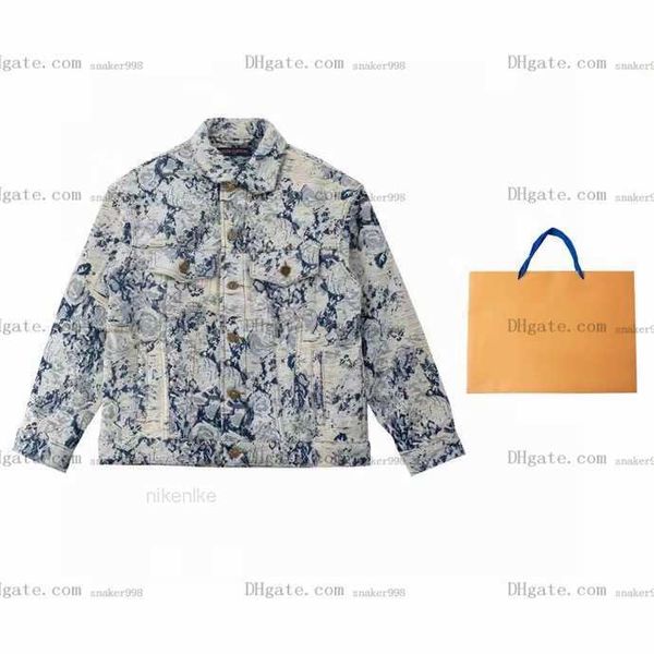 2023 fw22 men designers jackets plant flower full print denim coat mens outerwear streetwear apparel women clothing couples lovers coats, Black;brown
2023 fw22 men designers jackets plant flower full print denim coat mens outerwear streetwear apparel women clothing couples lovers coats, Black;brown