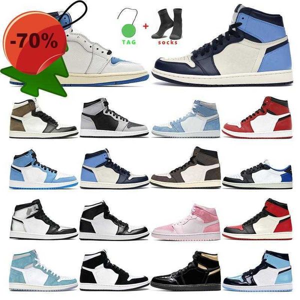 boots 2023 mens basketball shoes 1s jumpman 1 hyper royal dark mocha university blue digital pink obsidian women sport sneaker trainer size, Black
boots 2023 mens basketball shoes 1s jumpman 1 hyper royal dark mocha university blue digital pink obsidian women sport sneaker trainer size, Black