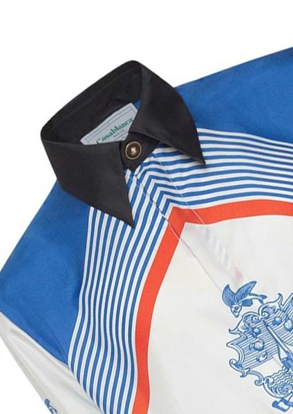 casablanca silk casual shirt men and women ivy international airport theme long sleeve shirt, White;black
casablanca silk casual shirt men and women ivy international airport theme long sleeve shirt, White;black