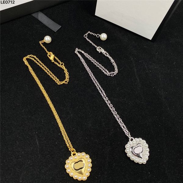 love pearl pendant necklaces designer gold necklace jewelry heart long pendant personality with box, Silver
love pearl pendant necklaces designer gold necklace jewelry heart long pendant personality with box, Silver