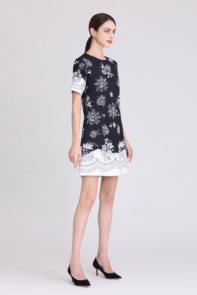 casual dress dress original designer fashion pearl flower print handmade beaded spring/summer short sleeve loose round neck dress, Black;gray
casual dress dress original designer fashion pearl flower print handmade beaded spring/summer short sleeve loose round neck dress, Black;gray