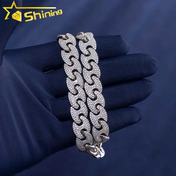 custom miami cuban chain necklace fashion real gold plating iced out moissanite necklace for man, Silver
custom miami cuban chain necklace fashion real gold plating iced out moissanite necklace for man, Silver
