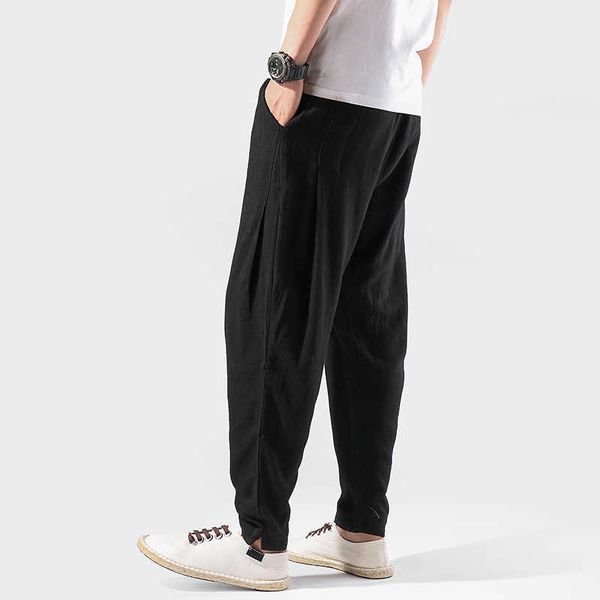 men's pants linen pants men summer casual harem pant streetwear mens sweatpants traditional chinese vintage trousers pantalons homme z0, Black
men's pants linen pants men summer casual harem pant streetwear mens sweatpants traditional chinese vintage trousers pantalons homme z0, Black