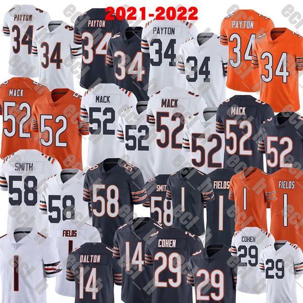 2021-2022 stitched football jerseys 1 justin fields 14 andy dalton 29 tarik cohen 34 walter payton 52 khalil mack 58 2806, Black;red
2021-2022 stitched football jerseys 1 justin fields 14 andy dalton 29 tarik cohen 34 walter payton 52 khalil mack 58 2806, Black;red