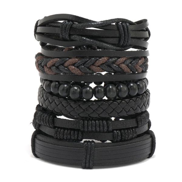 handmade rope leather braided multilayer wooden beaded charm bracelets jewelry set adjustable male bangle, Golden;silver
handmade rope leather braided multilayer wooden beaded charm bracelets jewelry set adjustable male bangle, Golden;silver