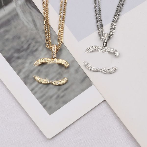 2023 ss pendant necklaces 14k gold plated luxury brand designer s stainless steel letter choker necklace beads chain fashion jewelry, Silver
2023 ss pendant necklaces 14k gold plated luxury brand designer s stainless steel letter choker necklace beads chain fashion jewelry, Silver