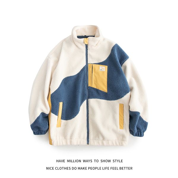 women s jackets arrival winter lambswool thick warm women varsity jacket patchwork man streetwear bomber coat shirt casual chic 230225, Black;brown
women s jackets arrival winter lambswool thick warm women varsity jacket patchwork man streetwear bomber coat shirt casual chic 230225, Black;brown