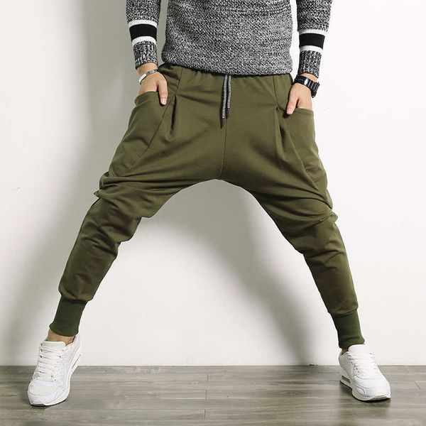men's pants hip hop harem pants men cotton streetwear casual trousers solid jogger pants side pocket men sweatpants z0225, Black
men's pants hip hop harem pants men cotton streetwear casual trousers solid jogger pants side pocket men sweatpants z0225, Black