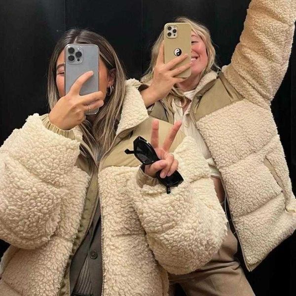 women's wool blends women's jackets winter fleece jacket women faux shearling outerwear coats female suede fur coat men warm thick, Black
women's wool blends women's jackets winter fleece jacket women faux shearling outerwear coats female suede fur coat men warm thick, Black