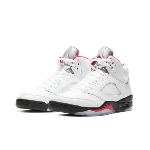 classic jumpman 5 5s fire red basketball shoes original quality v true white black-metallic silver-fire red designer sports sneakers size eu
classic jumpman 5 5s fire red basketball shoes original quality v true white black-metallic silver-fire red designer sports sneakers size eu