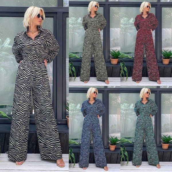 autumn and winter rompers fashion printing lapel long sleeve high waist loose, Black;white
autumn and winter rompers fashion printing lapel long sleeve high waist loose, Black;white