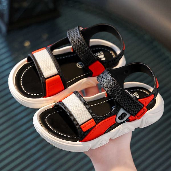 sandals children's shoes boys fashion sandals summer 2022 new soft sole nonslip casual boy students sport sandals kids beach shoes z022, Black;red
sandals children's shoes boys fashion sandals summer 2022 new soft sole nonslip casual boy students sport sandals kids beach shoes z022, Black;red