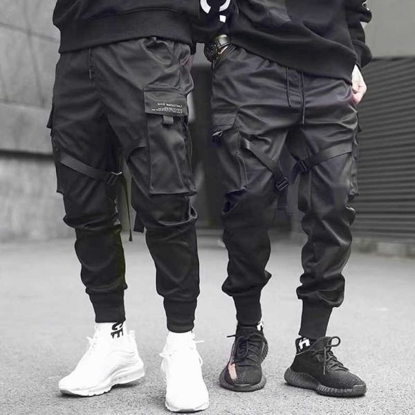 men's pants harajuku fashion ribbons harem joggers men's cargo pants streetwear casual pockets track pants male hip hop trousers z, Black
men's pants harajuku fashion ribbons harem joggers men's cargo pants streetwear casual pockets track pants male hip hop trousers z, Black