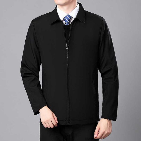 spring and autumn new middle-aged business dad casual jacket men's fashion lapel q3gw, Black;brown
spring and autumn new middle-aged business dad casual jacket men's fashion lapel q3gw, Black;brown