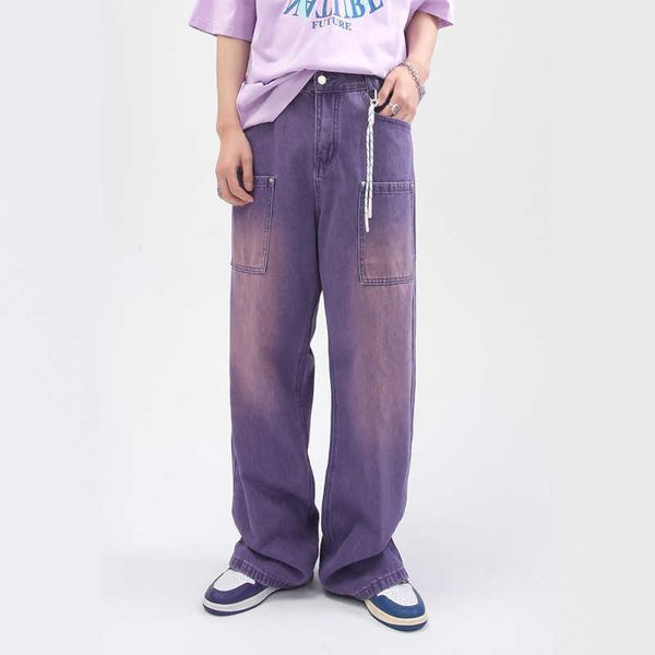 purple jeans men's jeans new fall 2022 men's loose straightleg purple gradient denim trousers korean version of fashion streetwear, Blue
purple jeans men's jeans new fall 2022 men's loose straightleg purple gradient denim trousers korean version of fashion streetwear, Blue