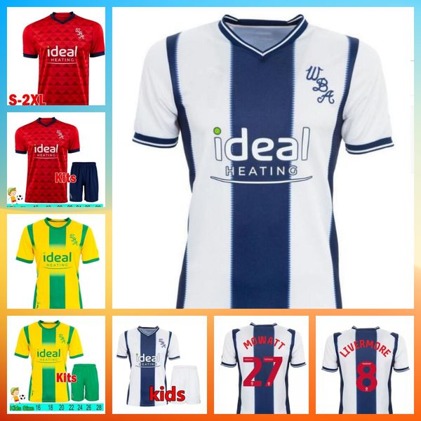 22 23 west bromwich soccer jerseys livermore diang brunt football shirt robinson grant mowatt 2023 2022 home away men kits full sets uniform, Black;yellow
22 23 west bromwich soccer jerseys livermore diang brunt football shirt robinson grant mowatt 2023 2022 home away men kits full sets uniform, Black;yellow