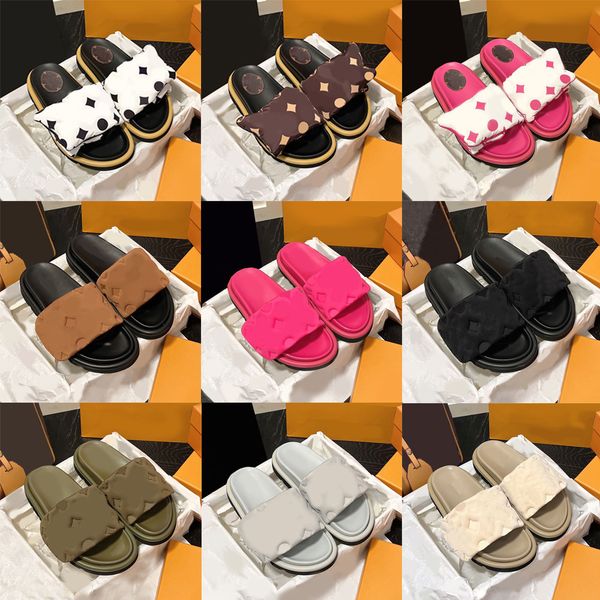 designer lvss sandals slippers pool pillow comfort embossed mules for men women casual triple black pink luxury summer fashion beach flat
designer lvss sandals slippers pool pillow comfort embossed mules for men women casual triple black pink luxury summer fashion beach flat