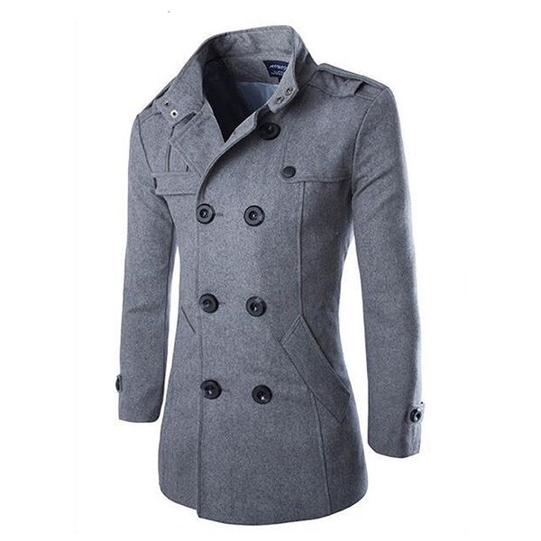 men's wool blends men windbreaker coat black grey doublebreasted overcoat formal business autumn winter outer jacket casual wear clothi
men's wool blends men windbreaker coat black grey doublebreasted overcoat formal business autumn winter outer jacket casual wear clothi