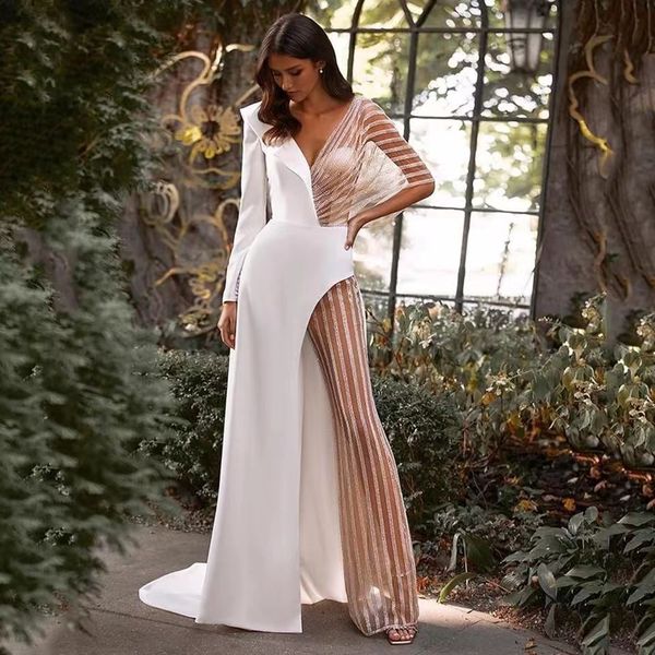 elegant long sleeve muslim jumpsuit evening dresses 2023 appliqued robe de soiree islamic dubai hijab formal event gowns prom party dress ve, Black;red
elegant long sleeve muslim jumpsuit evening dresses 2023 appliqued robe de soiree islamic dubai hijab formal event gowns prom party dress ve, Black;red