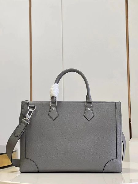 men's new gray shoulder bag computer bag cross grain cow leather m30856 slim briefcase
men's new gray shoulder bag computer bag cross grain cow leather m30856 slim briefcase