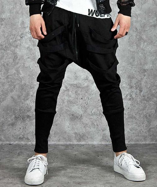 men's pants fashion harem pants men hip hop baggy cross techwear trousers male black trend ribbon streetwear casual joggers pants man z
men's pants fashion harem pants men hip hop baggy cross techwear trousers male black trend ribbon streetwear casual joggers pants man z
