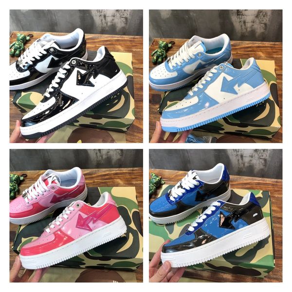 designer sta sneakers low-sneakers m1 leather classic casual shoe camouflage sta ape monkey shape medicom toy camo sk8 fashion shoes, Black
designer sta sneakers low-sneakers m1 leather classic casual shoe camouflage sta ape monkey shape medicom toy camo sk8 fashion shoes, Black