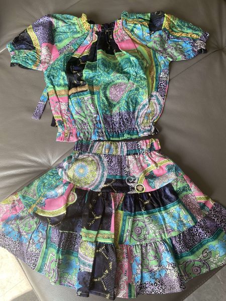 in stock kids girls summer fashion printed floral 2 pcs sets children clothes, White
in stock kids girls summer fashion printed floral 2 pcs sets children clothes, White